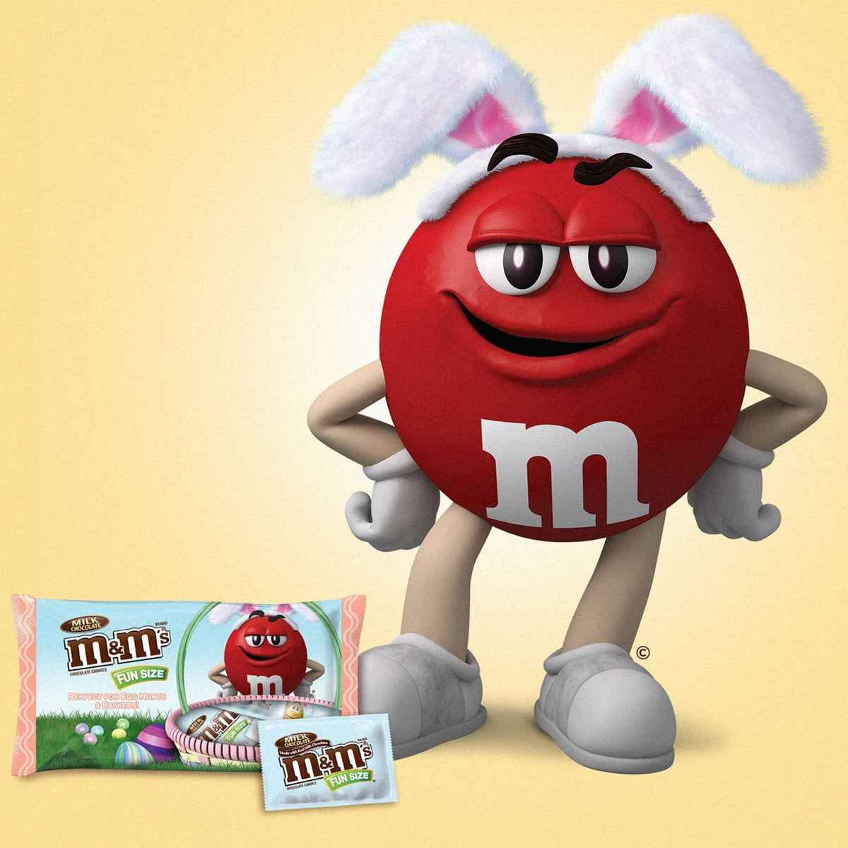 040000513155 - M&M's Easter Fun Size Milk Chocolate Egg Hunt Candy