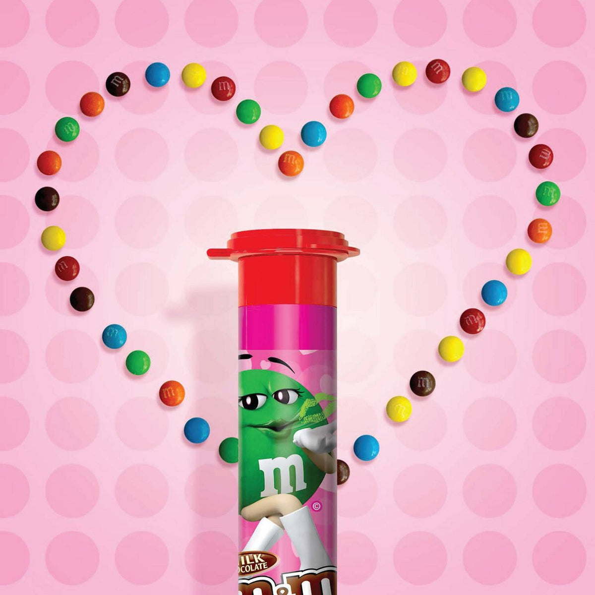 M&M'S Minis Valentines Day Milk Chocolate Candy Tube, 1.08 oz - Ralphs