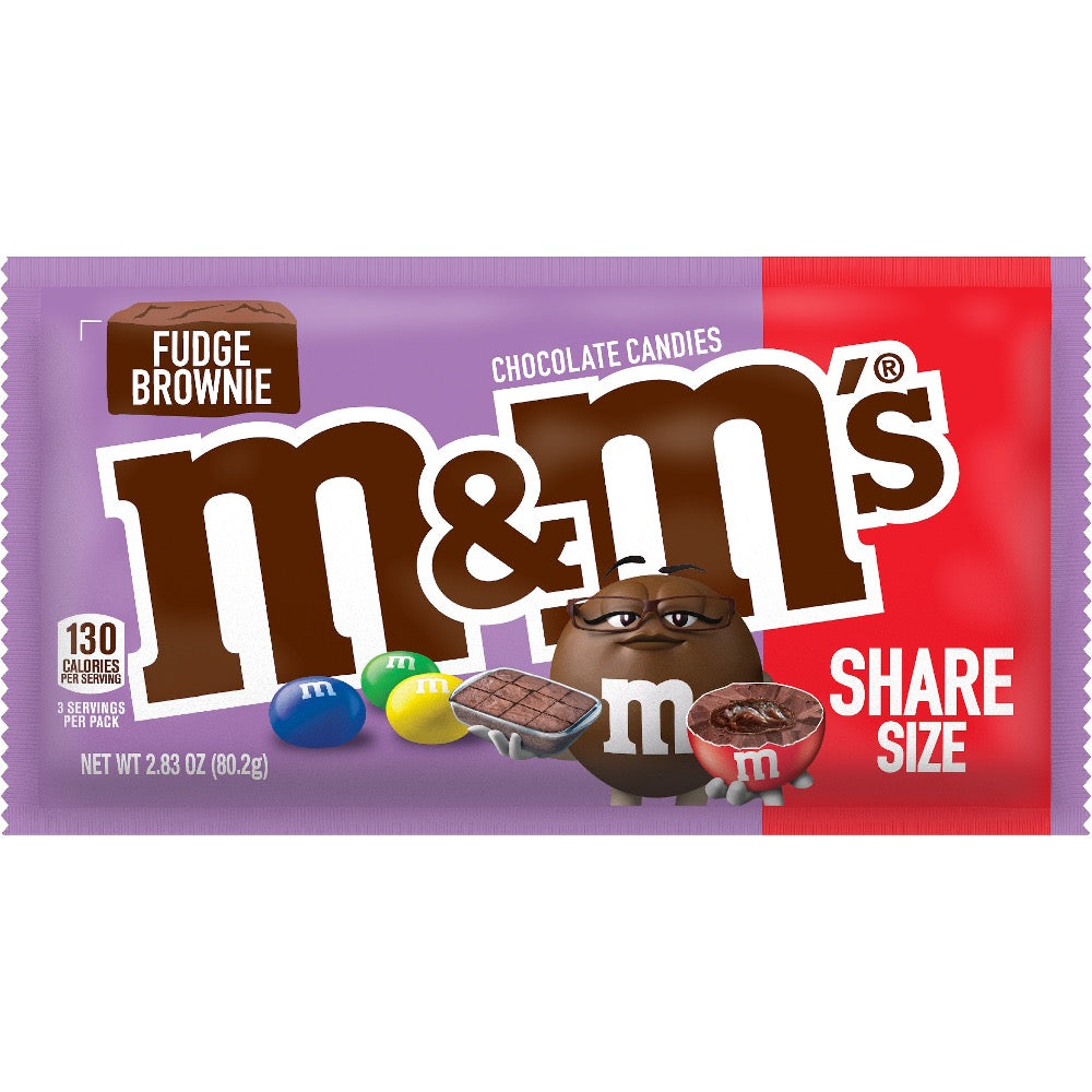 M&M's Crunchy Cookie Milk Chocolate Candy, Share Size - 2.83 oz Bag