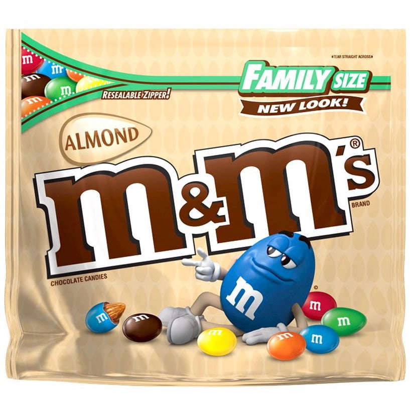 M&M's Chocolate Candies Milk Chocolate Almond