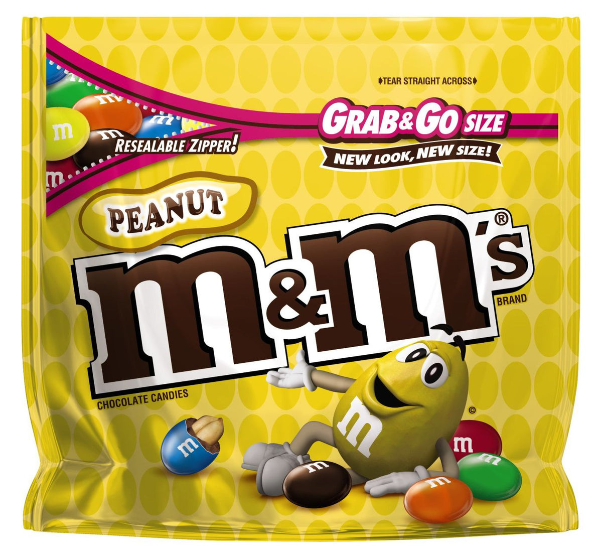 M&M'S Milk Chocolate Candy, Grab & Go Size, 5.5 oz Bag, Shop
