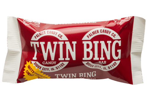 Twin Bing Cherry Candy Bar By Palmer Candy, 1 7/8 oz