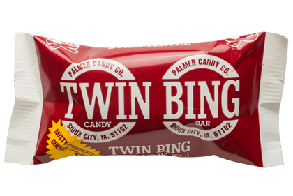 Twin Bing Cherry Candy Bar By Palmer Candy, 1 7/8 oz