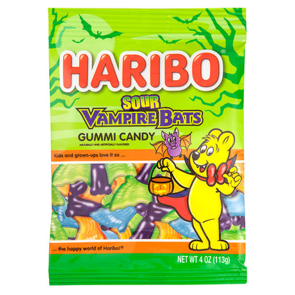 Haribo Sour Gummi Vampire Bats, 4oz Bag