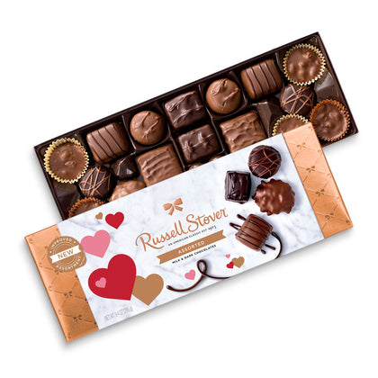 Russell Stover Valentine's Assorted Chocolates Valentine Bowline Box, 9.4 oz.