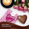 DOVE Valentine's Day Solid Milk Chocolate Candy Heart, 4oz