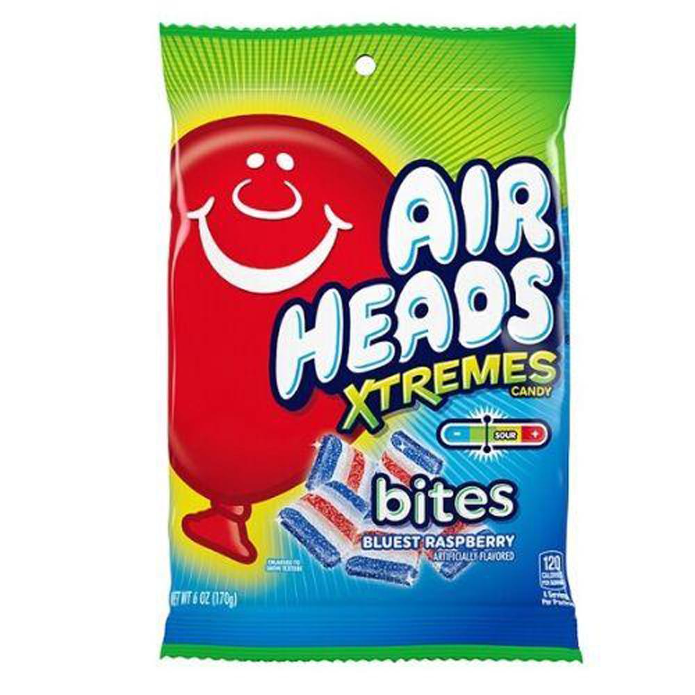 Air Heads Xtremes Bites Bluest Raspberry, 6oz