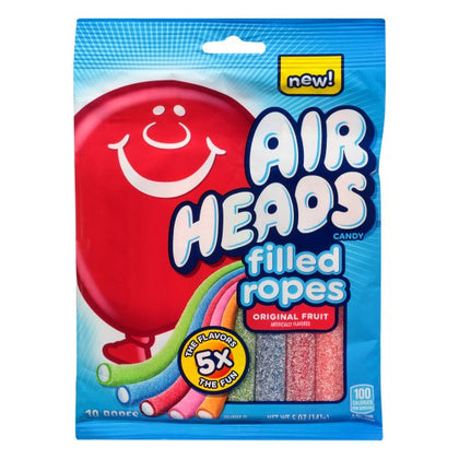 Airheads Filled Ropes, Original Fruit, 5 oz