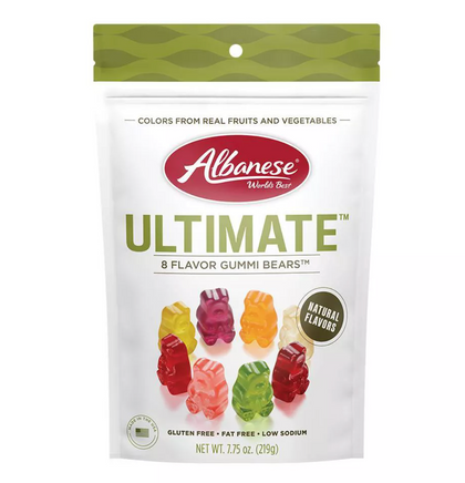Albanese Ultimate 8 Flavor Gummi Bears, 7.75oz