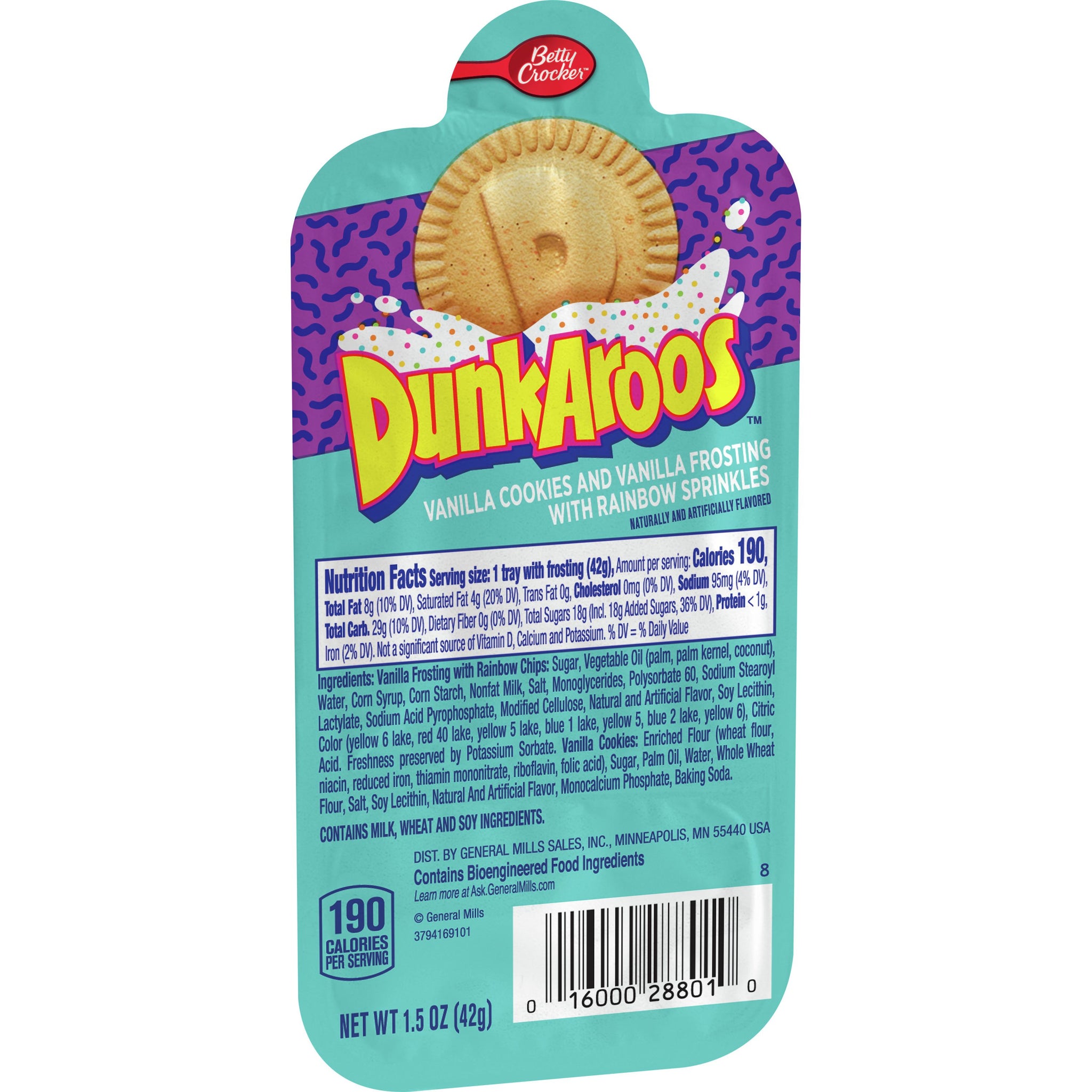 Dunkaroos Vanilla Cookies and Frosting, 1.5oz