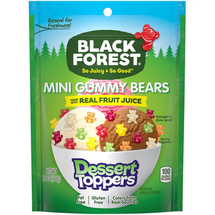 Black Forest Mini Gummy Bears Dessert Toppers, 5.5oz