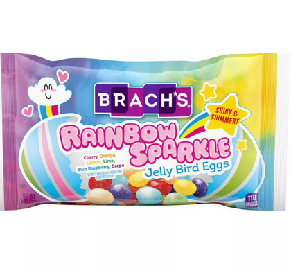 Brach's Rainbow Sparkle Jelly Bird Beans, 13oz