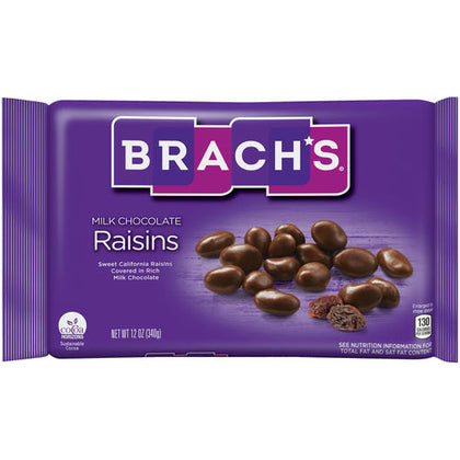Brach's Chocolate Covered Raisins, 12 oz