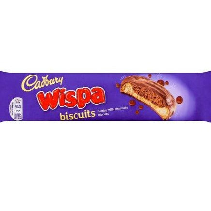 Cadbury Wispa Biscuits, 4.36oz (Product of the United Kingdom)