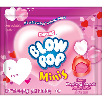 Charms Valentine's Blow Pop Minis, 3oz
