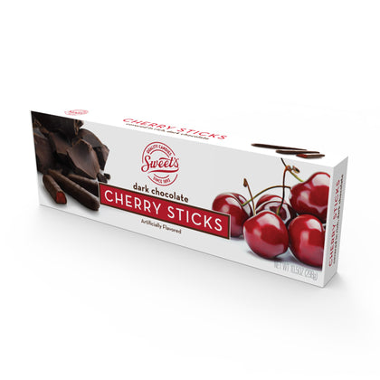 Sweet's Dark Chocolate Cherry Sticks, 10.5oz
