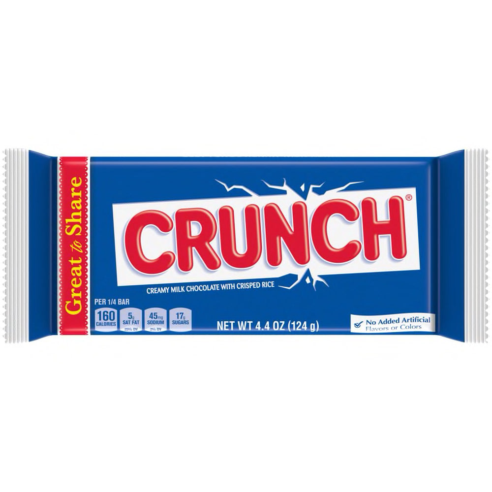Crunch Milk Chocolate Giant Candy Bar, 4.4oz
