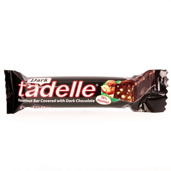 Tadelle Hazelnut Dark Chocolate Bar, 1.06oz (Product of Turkey)