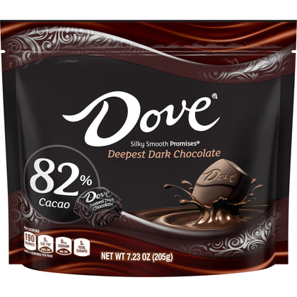 Dove Deepest Dark 82% Cacao Chocolate Promises, 7.23oz