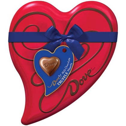 Dove Milk Chocolate Truffle Hearts Valentine's Heart Tin, 3.04oz