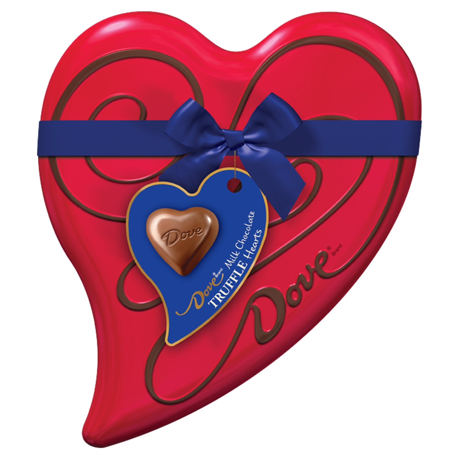 Dove Milk Chocolate Truffle Hearts Valentine's Heart Tin, 6.5oz