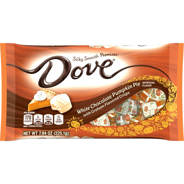 Dove White Chocolate Pumpkin Pie Candy, 7.94oz