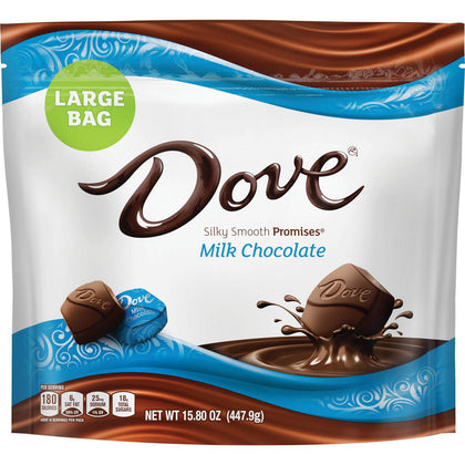 Dove Milk Chocolate Silky Smooth Promises, Large Bag, 15.8oz