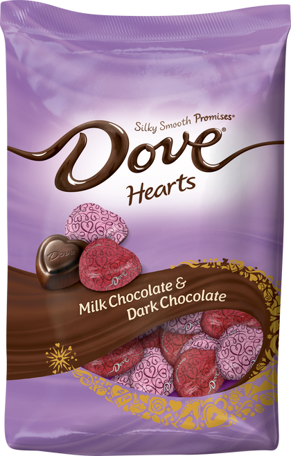 Dove Hearts Milk & Dark Chocolate Valentine's Variety Mix, 19.52 oz