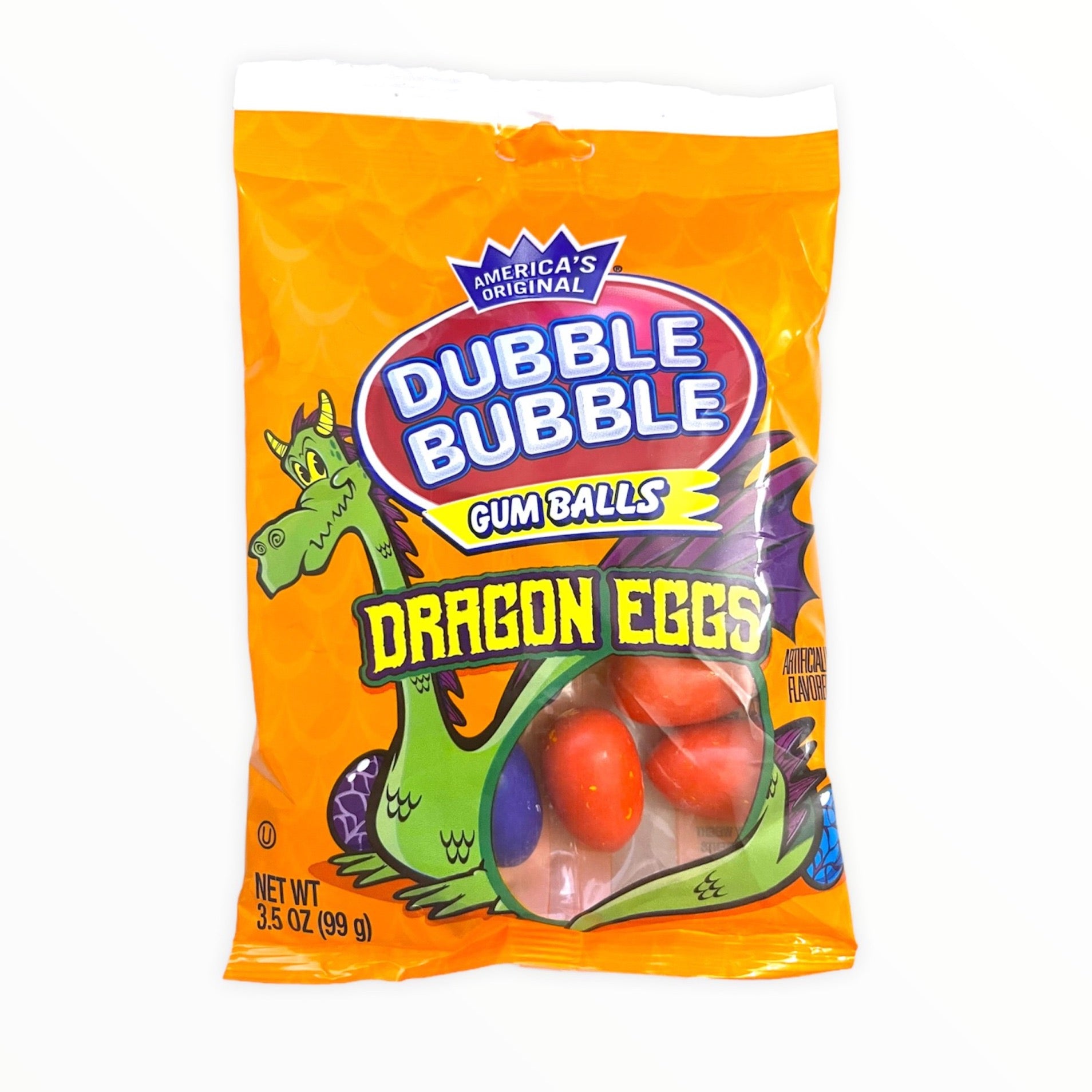 Dubble Bubble Dragon Eggs Gumballs, 3.5oz