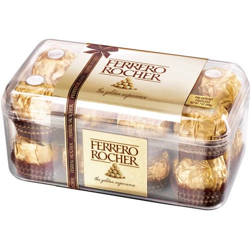 Ferrero Rocher Hazelnut Chocolates, 7oz