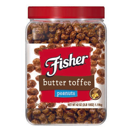Fisher Butter Toffee Peanuts, 42 oz