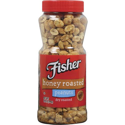Fisher Honey Roasted Peanuts, 14 oz