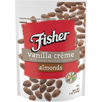 Fisher Vanilla Creme Almonds, 5 oz