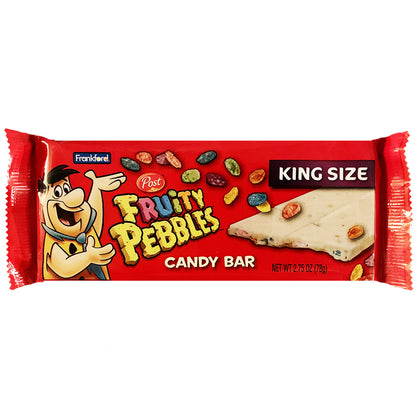 Post Fruity Pebbles Candy Bar by Frankford, King Size, 2.75oz