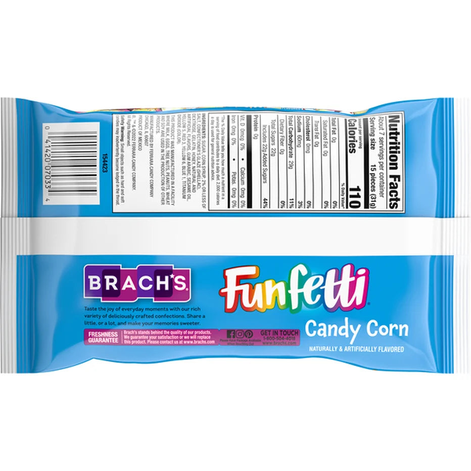 Brach's Funfetti Candy Corn, 8oz