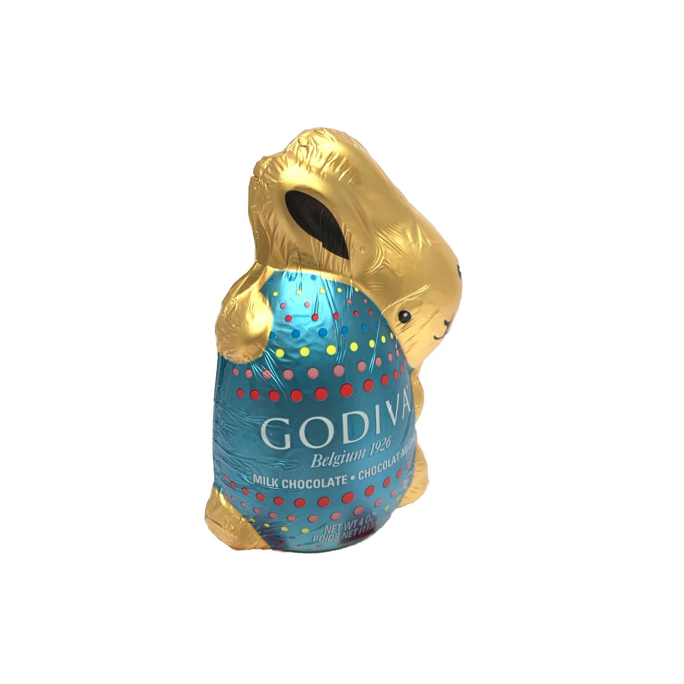 Godiva Easter Milk Chocolate Foil Bunny, 4oz