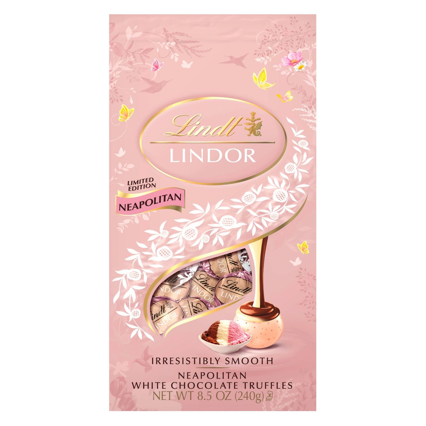 Lindt Lindor Easter White Chocolate Neapolitan Tuffles, 8.5oz