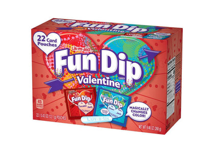 Fun Dip Valentine's Day Exchange Candy & Card Kit, 9.46oz/22ct