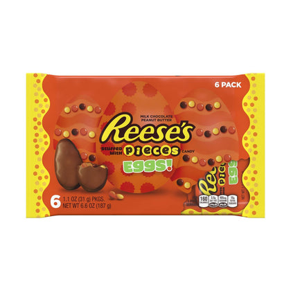 Reese's Easter Eggs with Pieces, 6.6oz/6ct