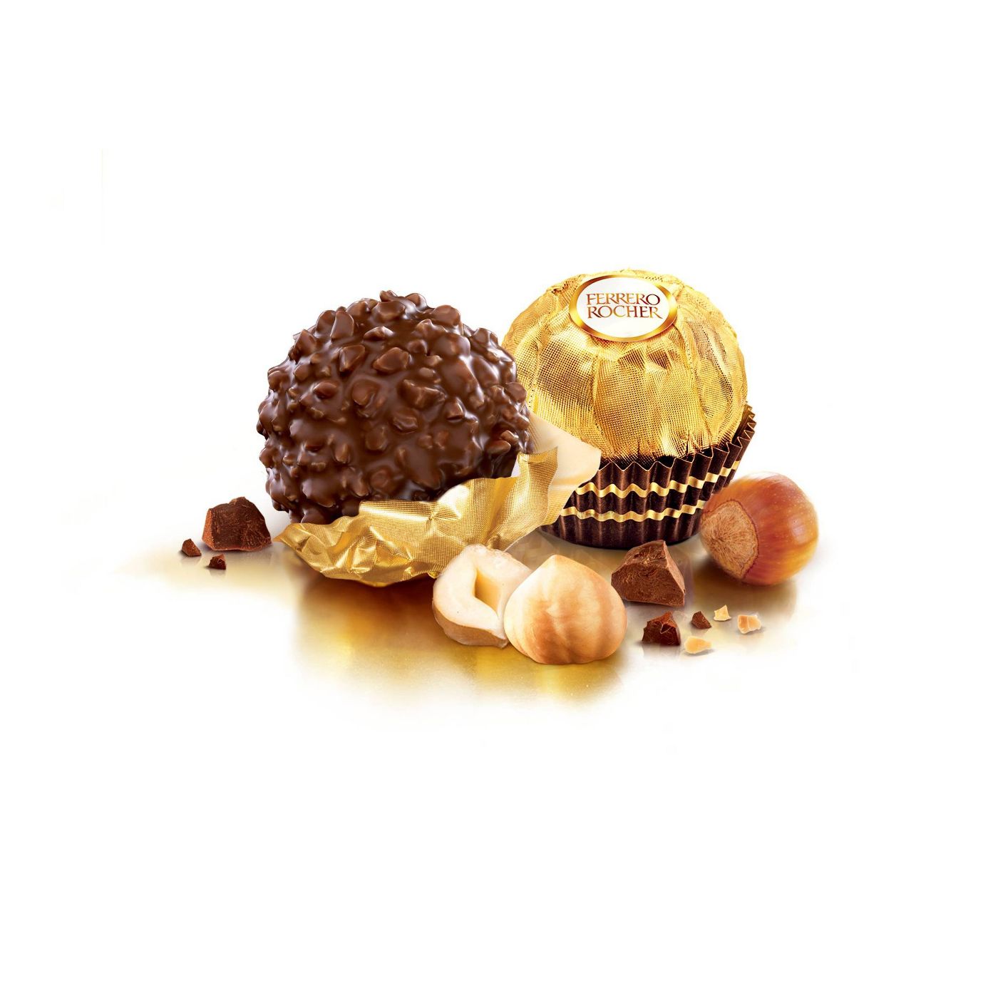 Ferrero Rocher Valentine's Day Fine Hazelnut Chocolates - 7oz