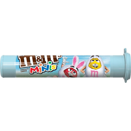 M&M'S Holiday Minis Milk Chocolate Christmas Candy Mega Tube, 1.77oz
