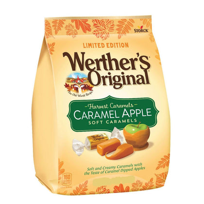 Werther's Originals, Harvest Caramels, Caramel Apple Soft Caramels, 8.57oz