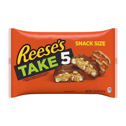 Reese's Take 5 Snack Size Candy Bars, 11.25oz