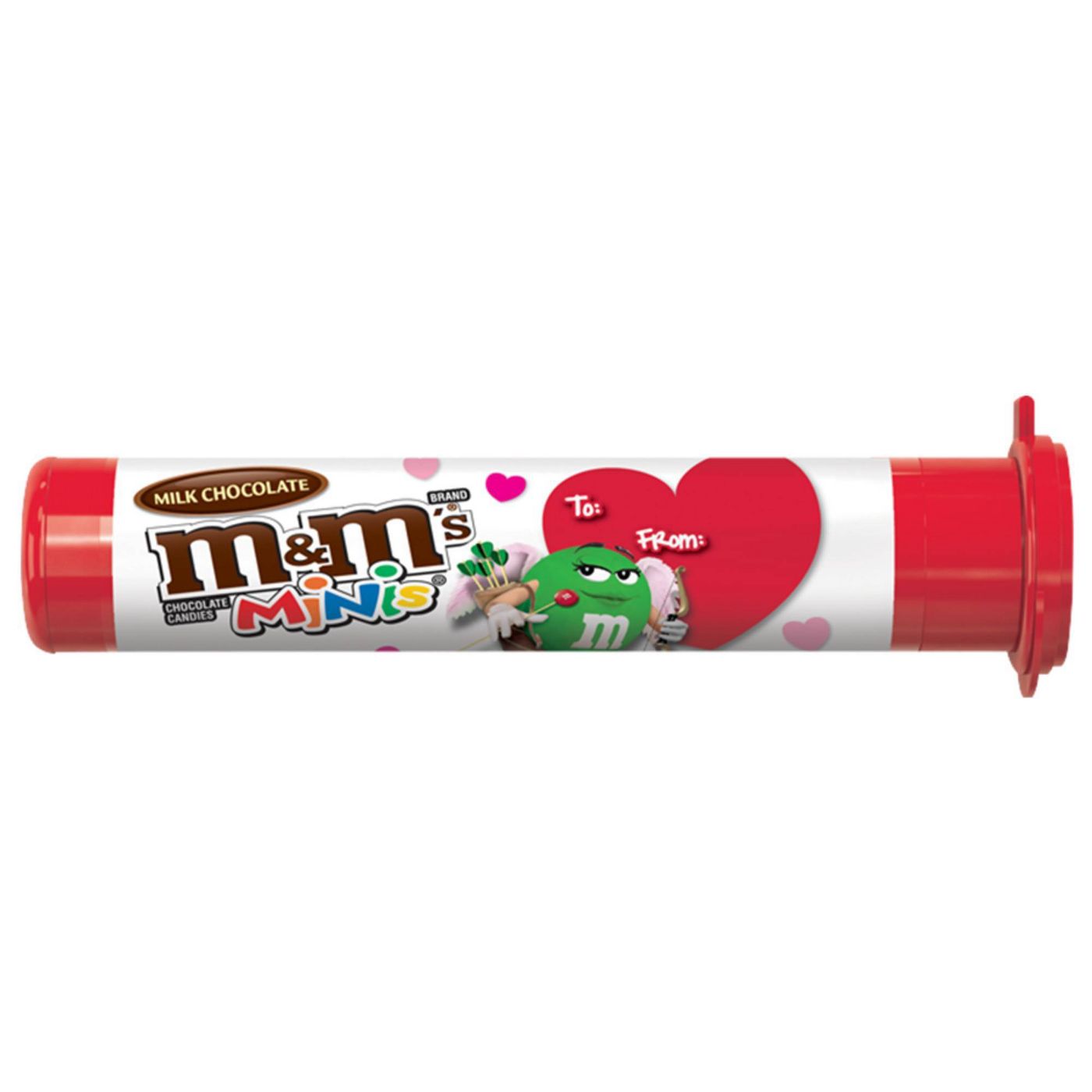 tube m&m chocolate mini