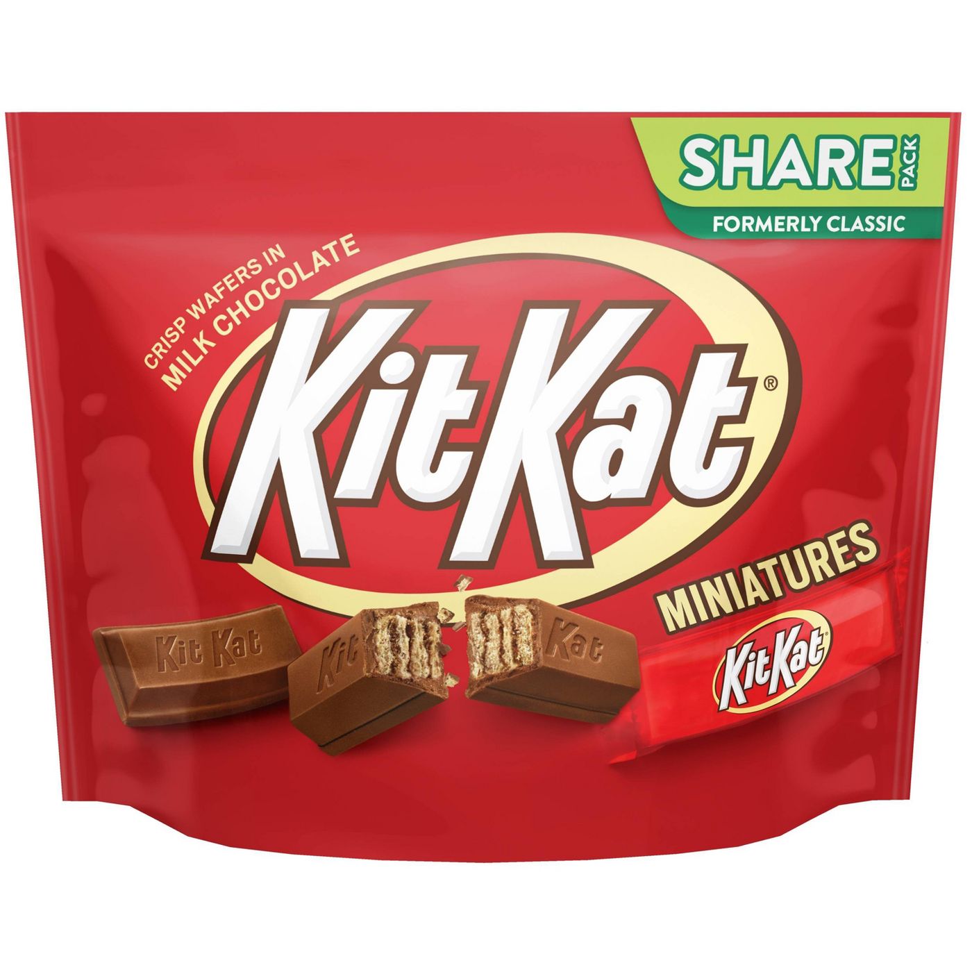 Kit Kat Miniatures Milk Chocolate, Share Pack, 10.1oz