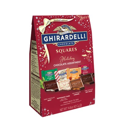 Ghirardelli Holiday Chocolate Assortment Squares, 14.8oz