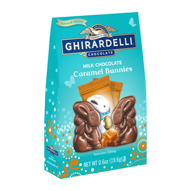 Ghirardelli Milk Chocolate Caramel Bunnies, .6oz