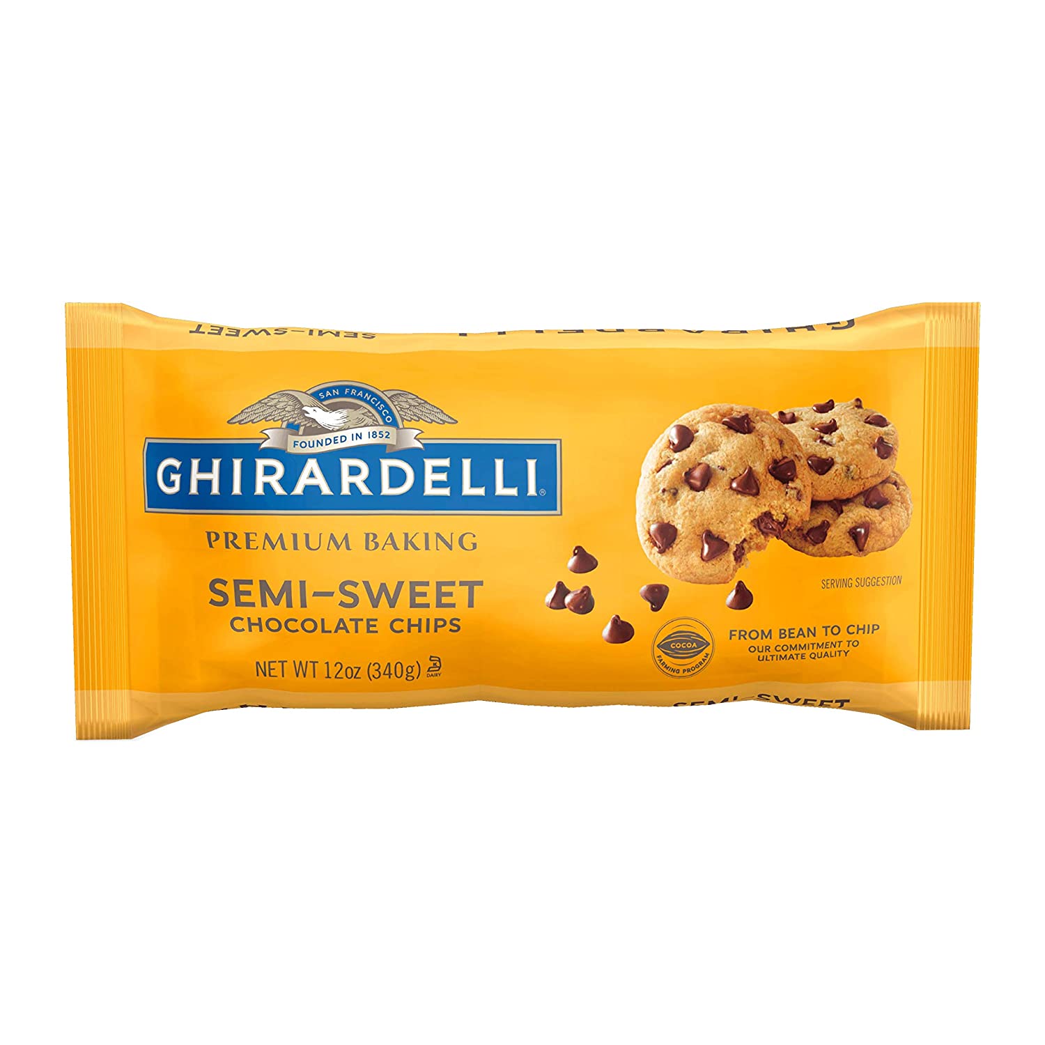 Ghirardelli Semi-Sweet Chocolate Chips, 12oz
