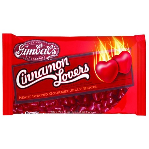 Gimbal's Cinnamon Lovers Heart Jelly Beans, 9oz