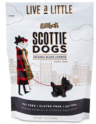 Gimbal's Scottie Dogs Original Black Licorice, 12oz
